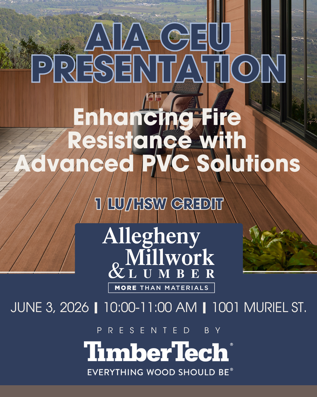 June 3 - AIA CEU Enhancig Fire Resistance - AZEK-1